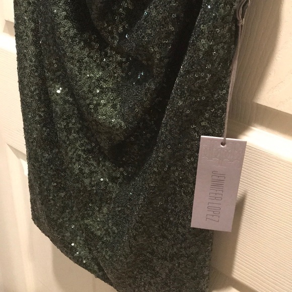 Emerald green Sequined tank - Picture 2 of 3